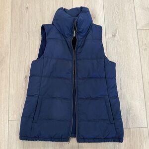 🌺 OLD NAVY Women’s Navy Blue Puffer Vest Size S